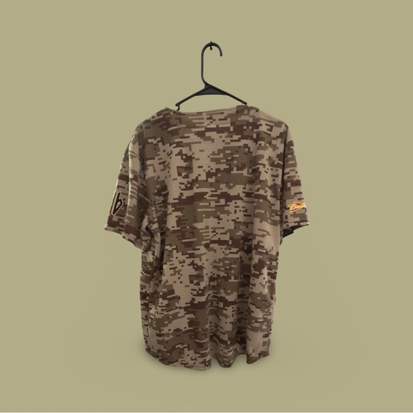 Vintage AZ Diamondbacks Digital Camo Baseball Jersey | Budweiser Sponsor SGA | L - Picture 3 of 6